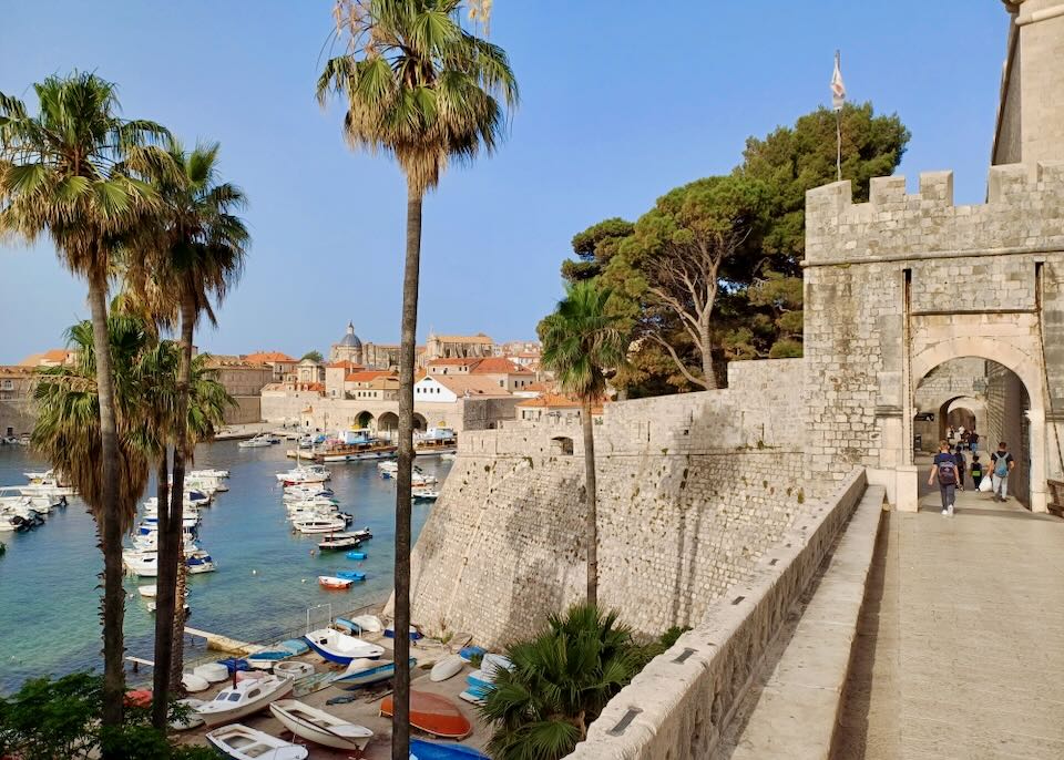 Dubrovnik Old Town and Port.