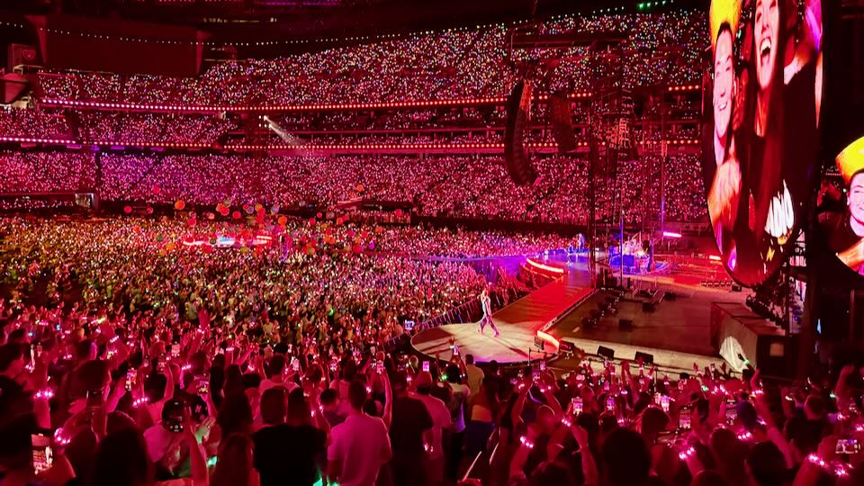 Concert at Allegiant Stadium in Las Vegas.