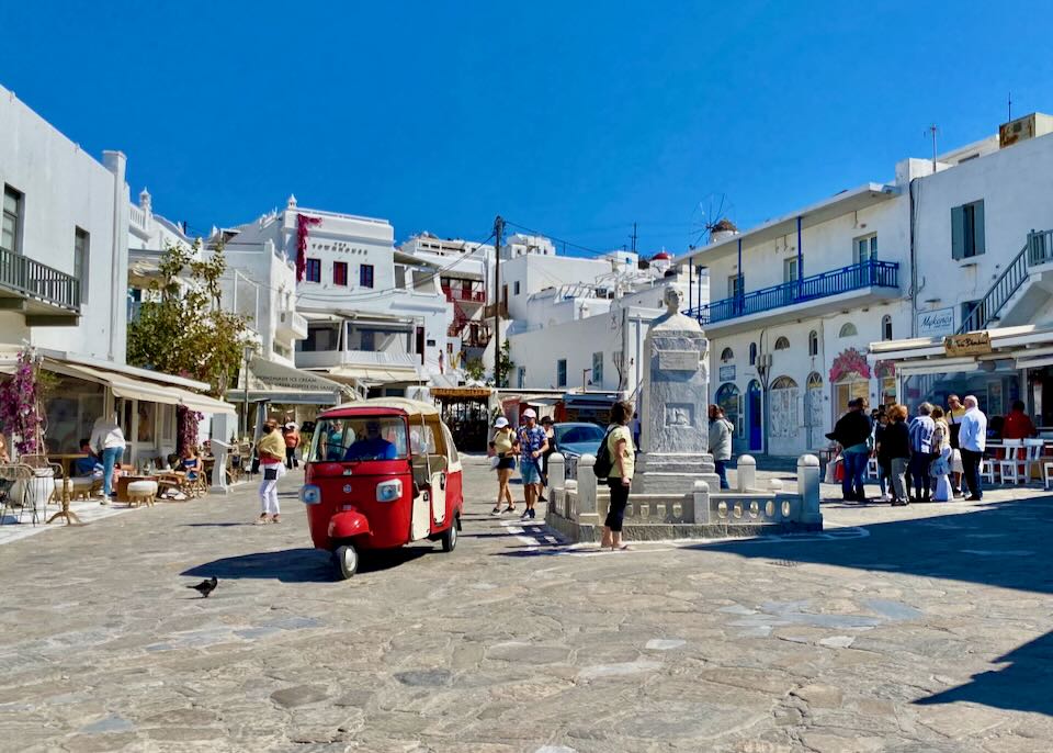 Mykonos Town in September.