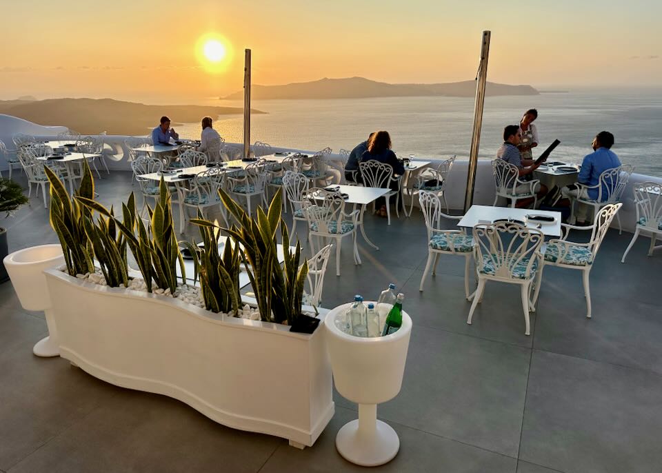 Fira, Santorini in October.
