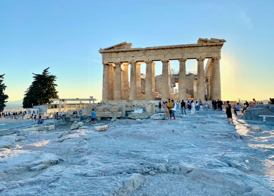 The Acropolis when we visited in September.