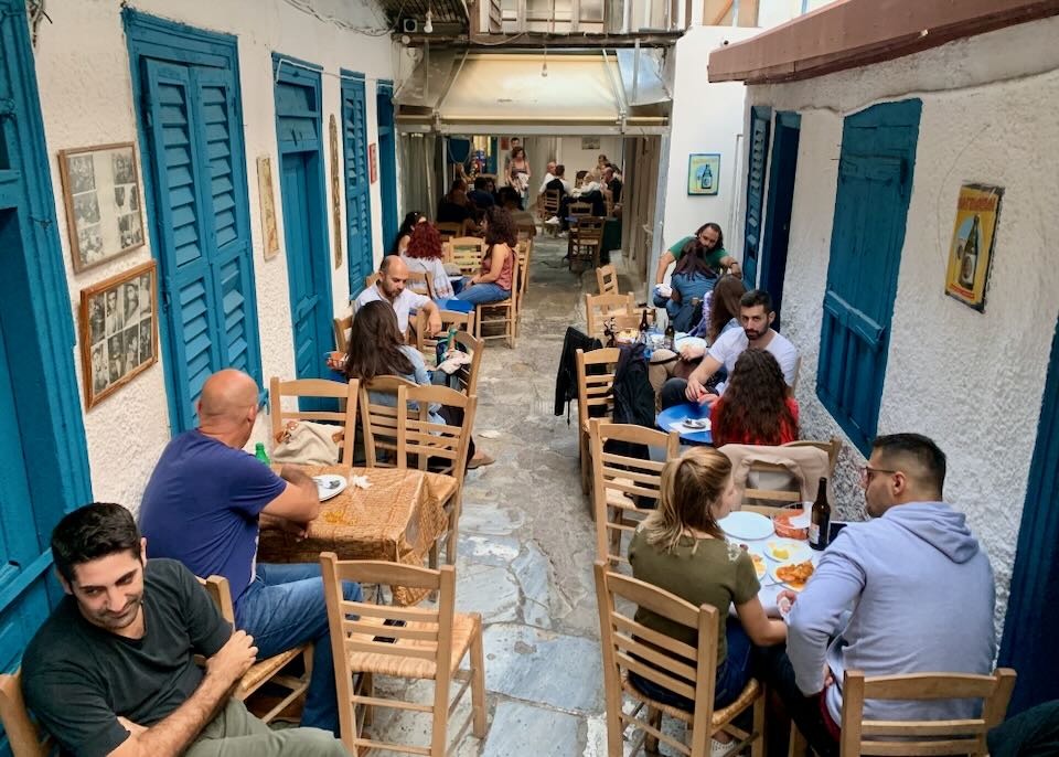Athens in October.