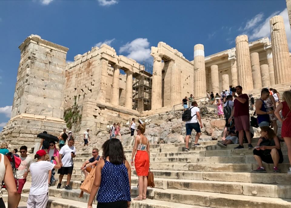 Athens during our visit in August.