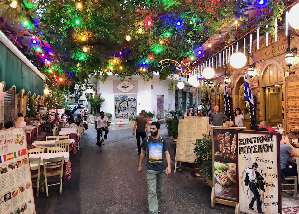 Athens in June.