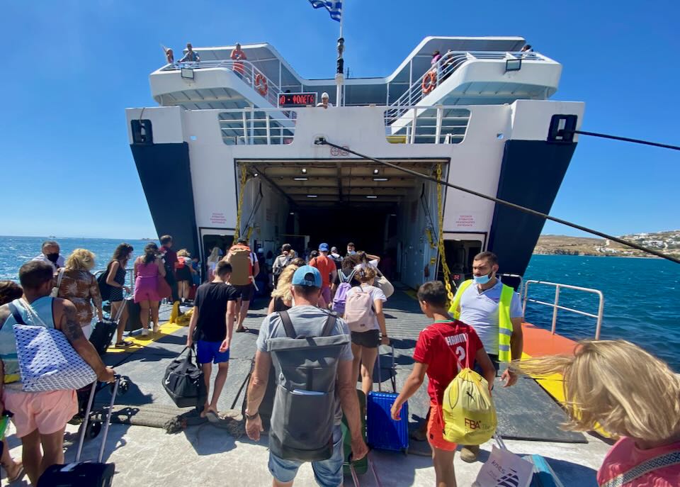 Island Hopping in Greece in July.