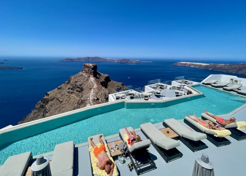 My favorite place to stay in Santorini.
