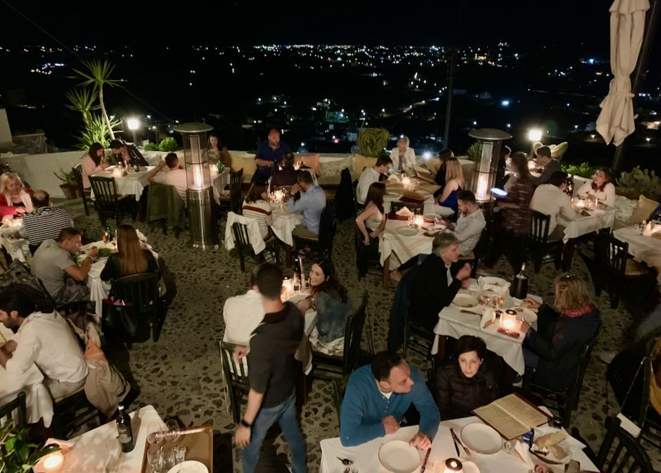 Santorini in May.
