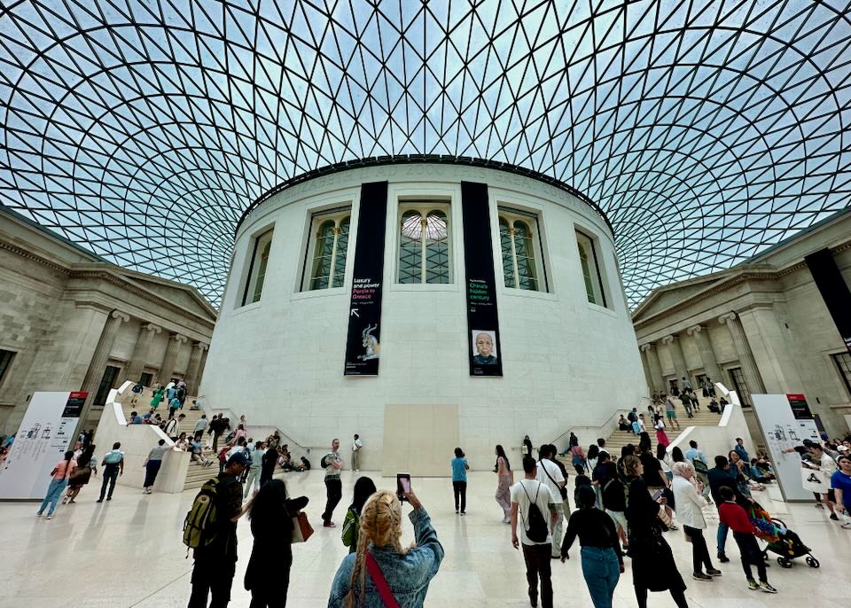 The British Museum in Bloomsbury.