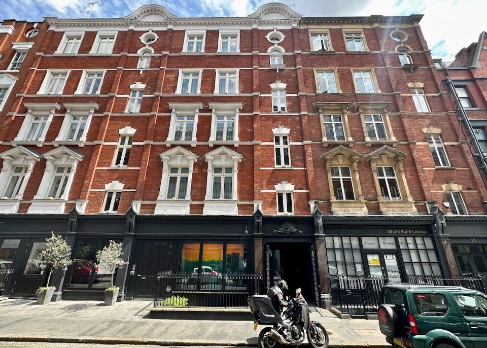 Luxury hotel in Bloomsbury.