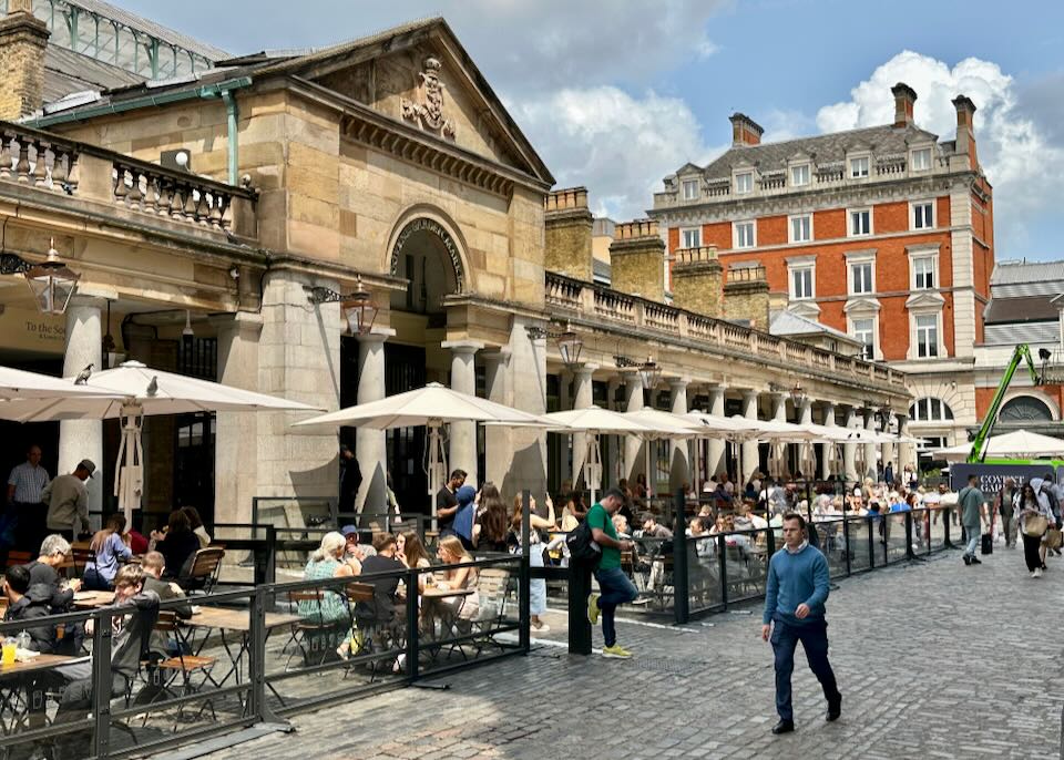 Covent Garden Market in London.