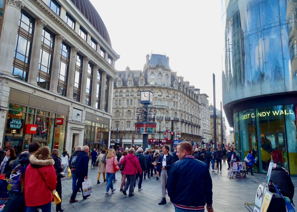 Leicester Square in London.