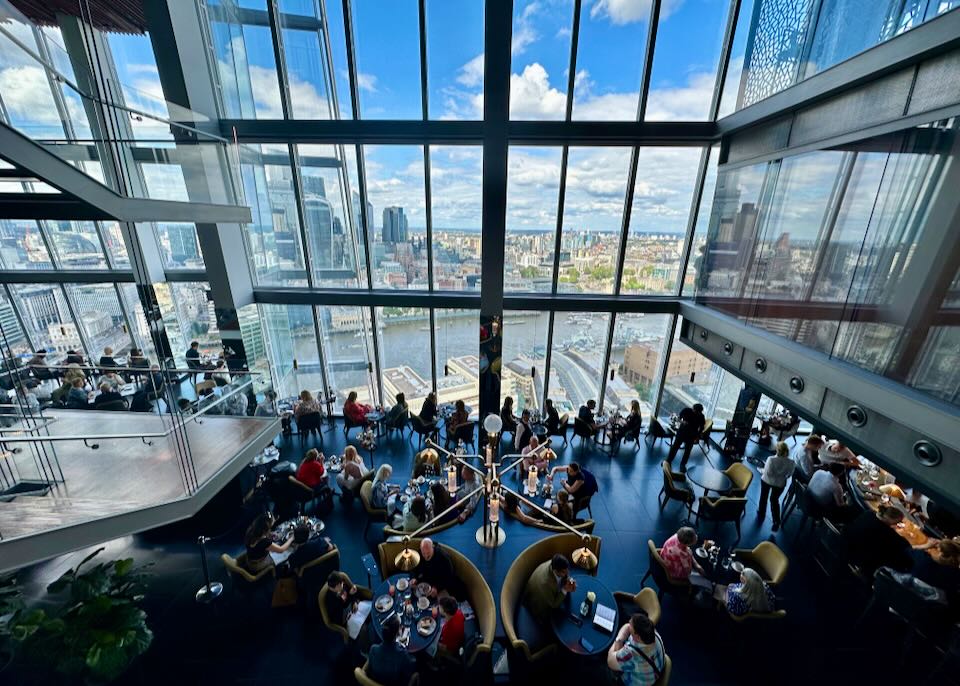 Views from our visit to the Shard Shangri La in South Bank.