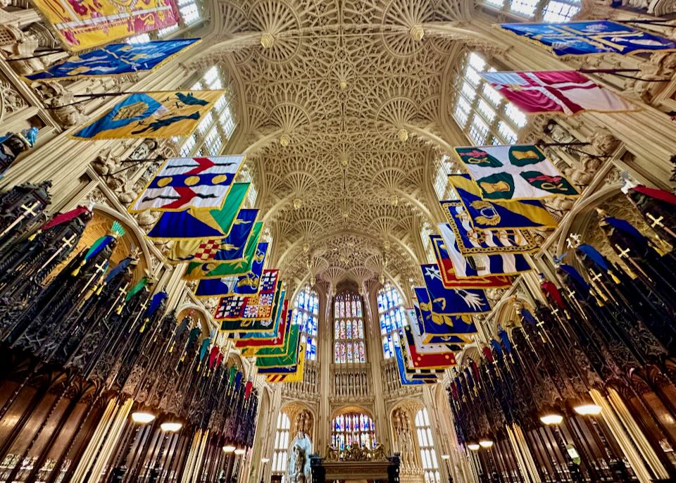 Westminster Abbey near Buckingham Palace.