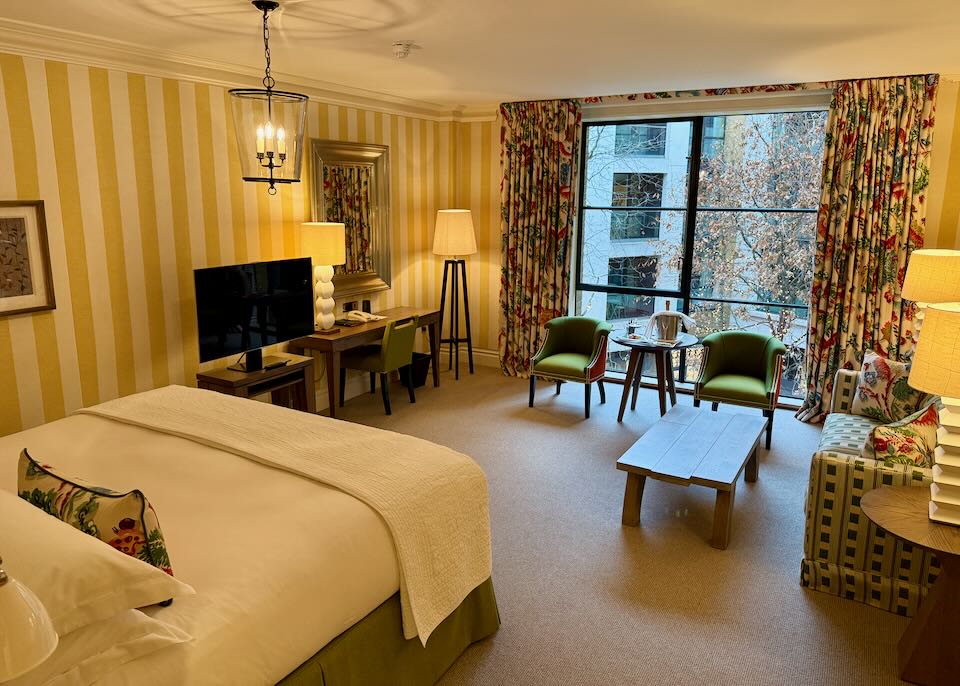 My room at a Soho hotel.