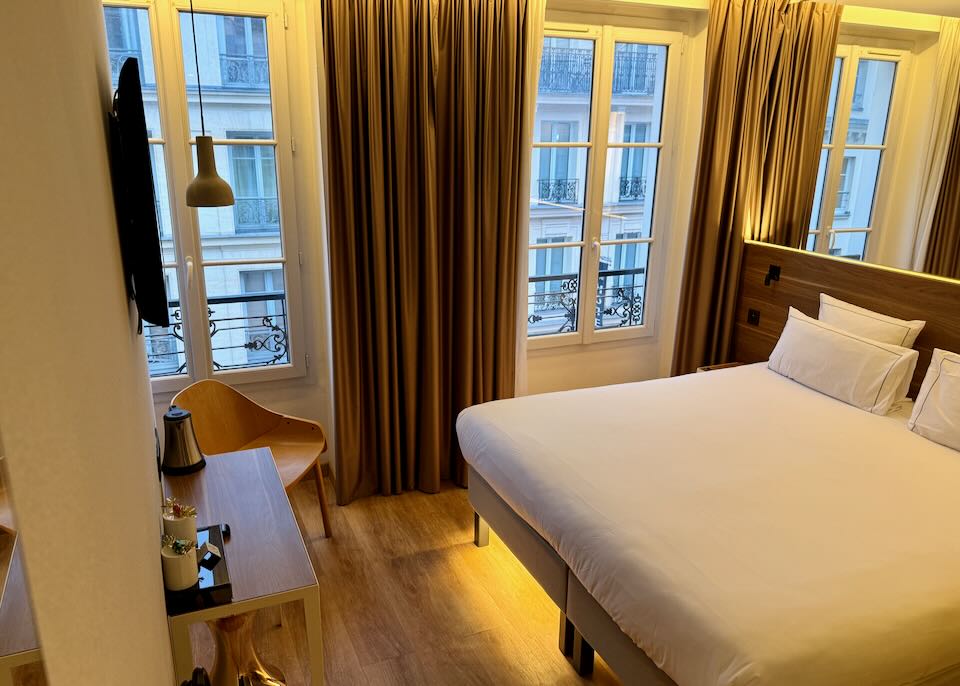 My room at the Hotel Cler in the 7th.