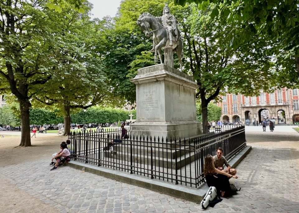 Place des Vosges in Le Marais.