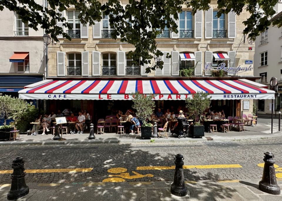 Saint Germain neighborhood in Paris.