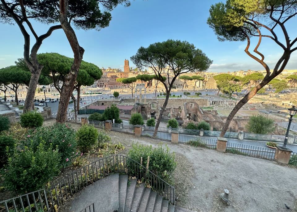 The Roman Forum near Monti.