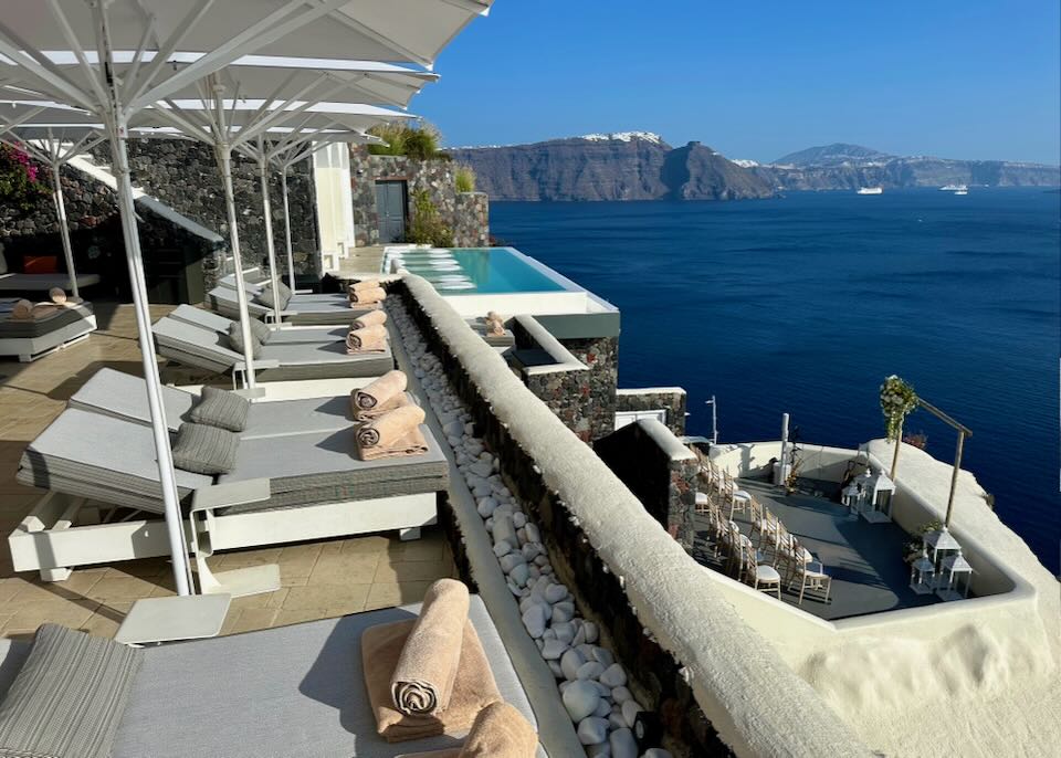 My favorite hotel in Oia, Santorini.