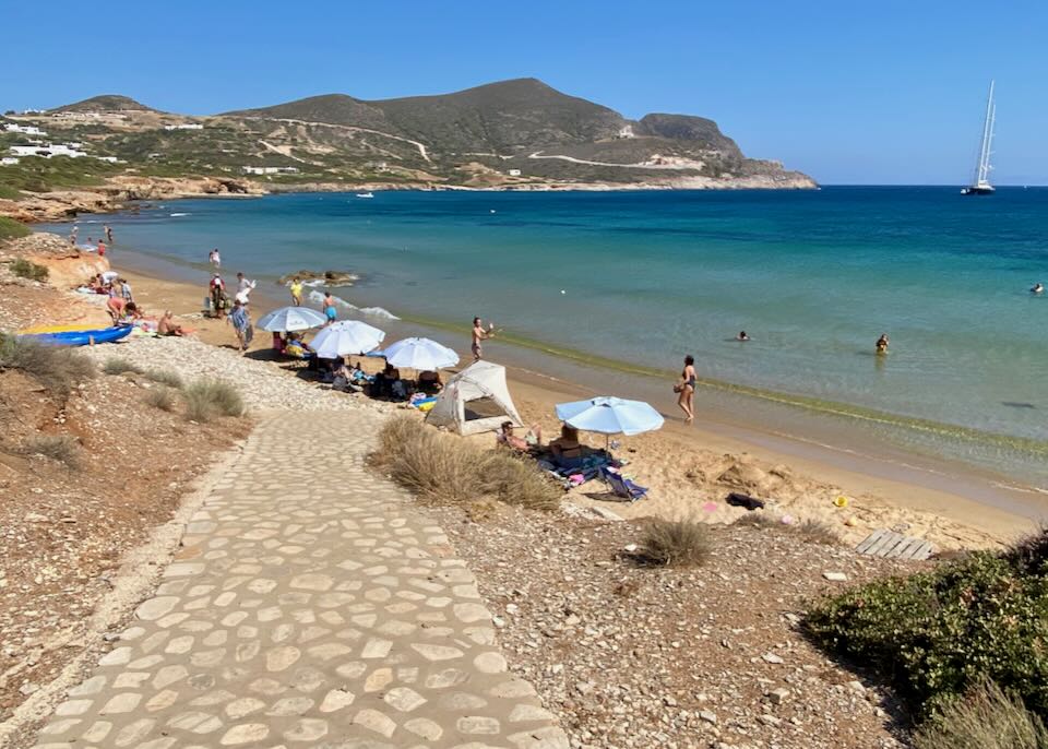 Beach in Antiparos.
