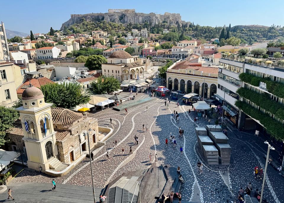 Hotel with view of Acropolis.