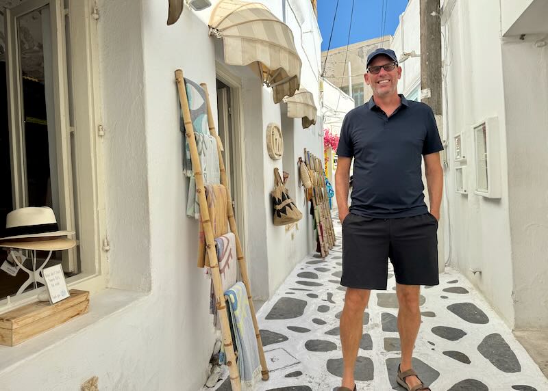 Me in Naxos Town.