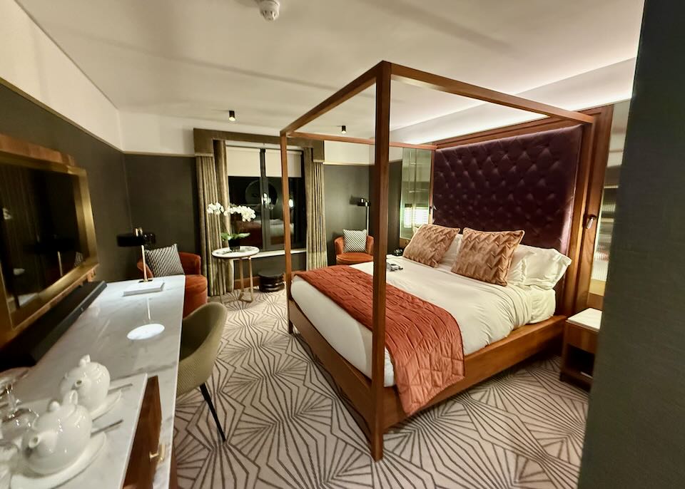 Our room at the Fitzwilliam Hotel.