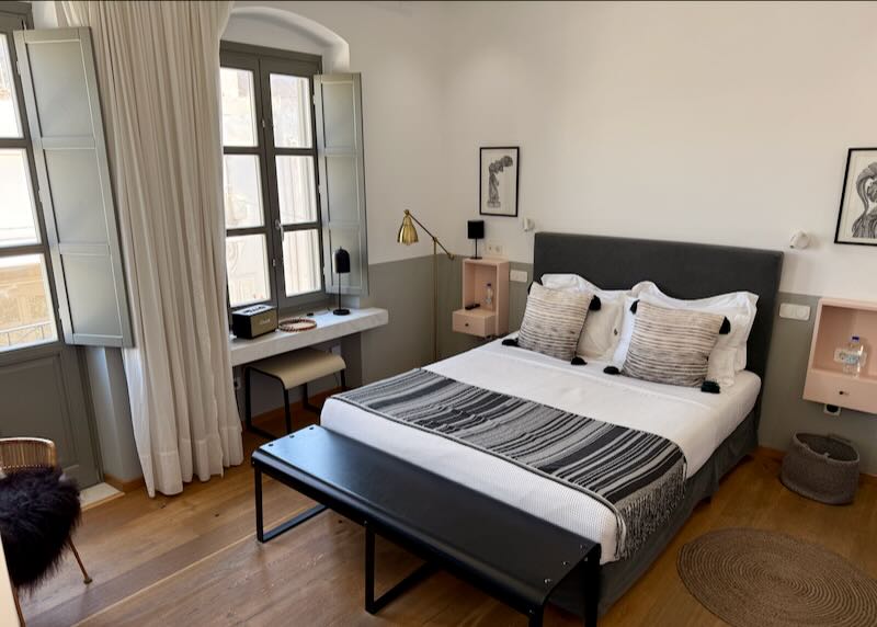 Our room at the Argonauta Hotel when My wife and I stayed in Paros.