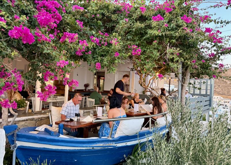 One of my favorite seafood restaurants in Mykonos.