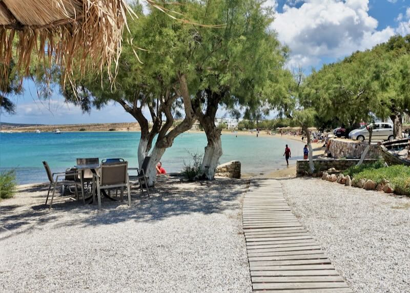 Beach hotel In Naoussa, Paros.