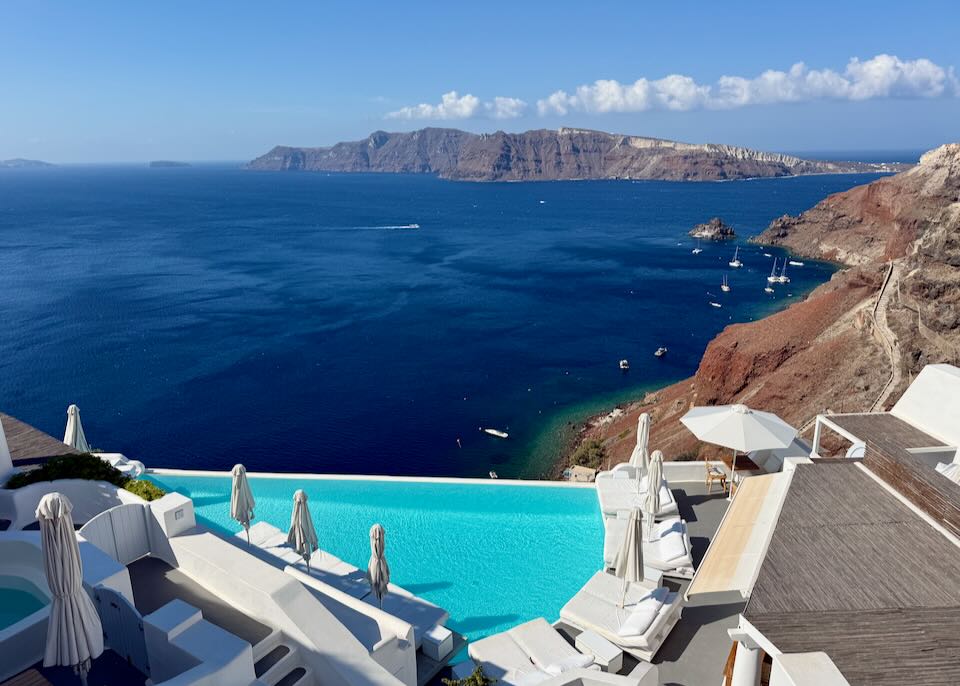 My favorite hotel in Oia.