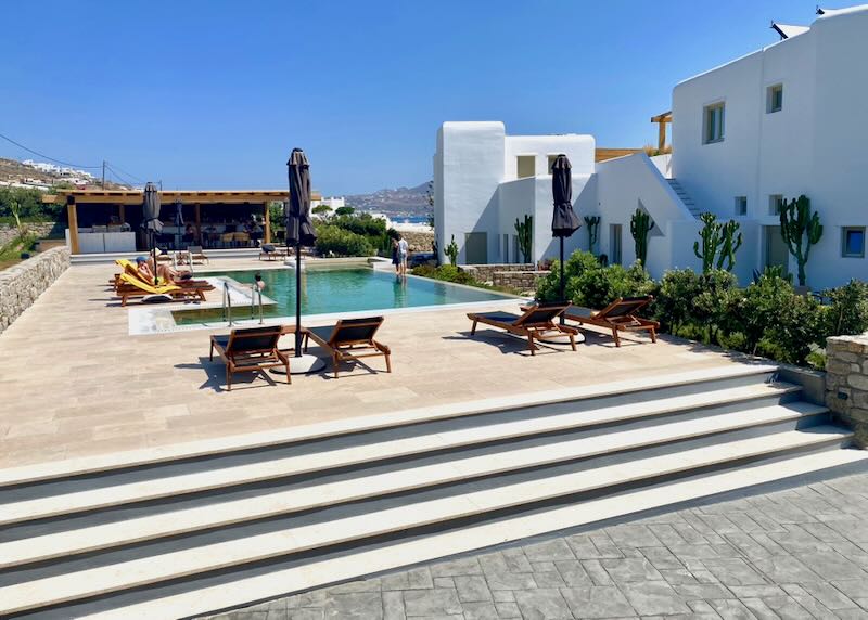 Boutique hotel in Ornos.