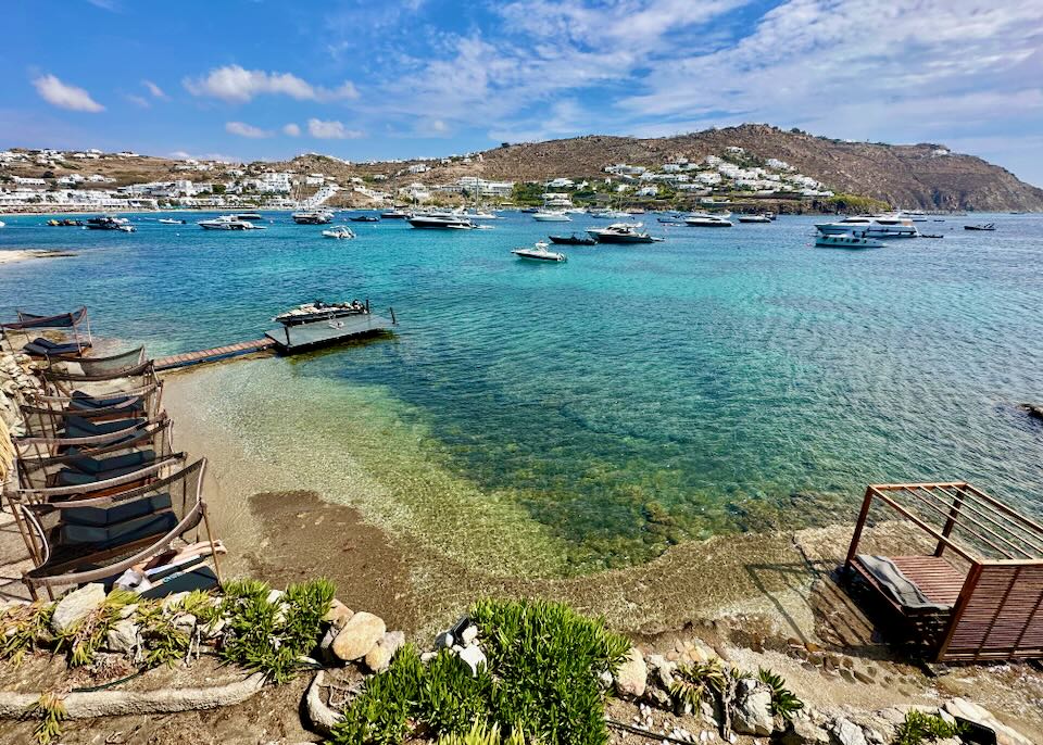 Ornos Bay, Mykonos.