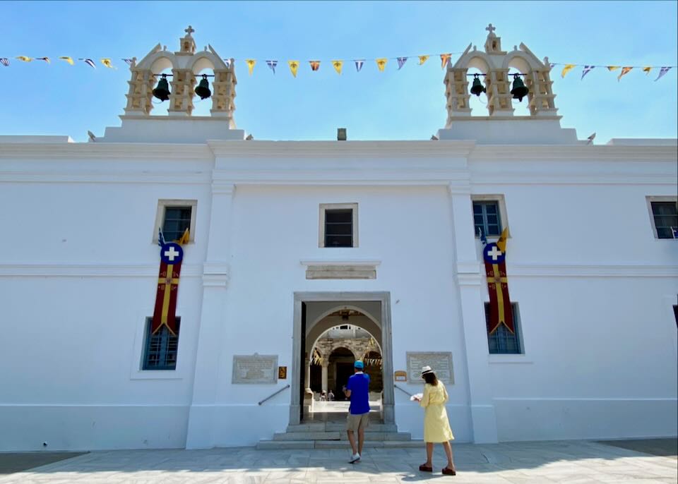 The Church of 100 Doors in Parikia.