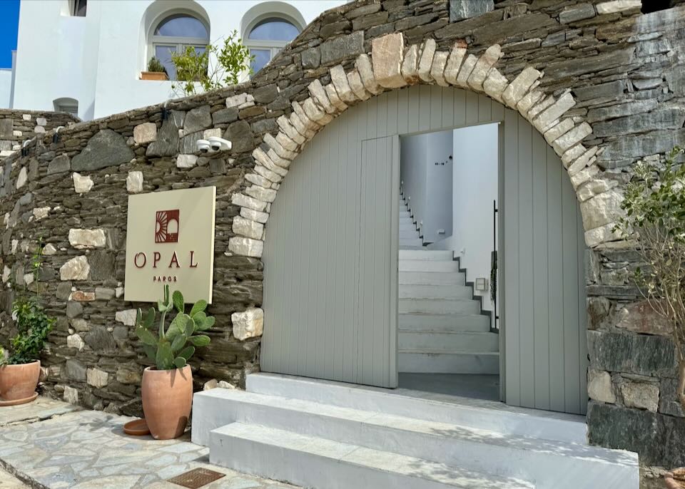 Boutique hotel in Naoussa, Paros.