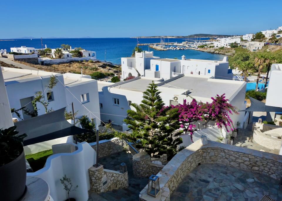 Hotel in Naoussa, Paros.