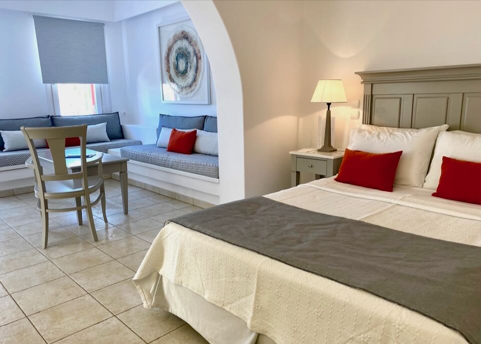 Hotel in Naoussa, Paros.