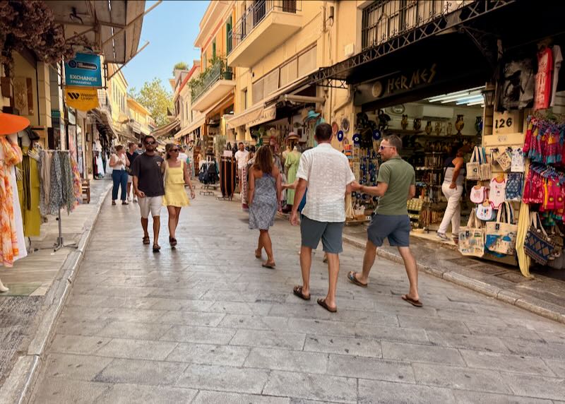 The streets of Plaka.