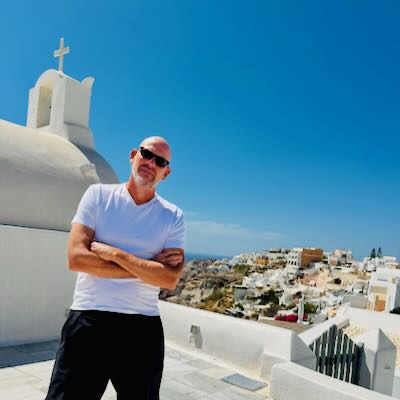 Santorini Dave in Athens, Greece