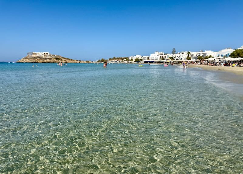 St George Beach near Naxos Town.