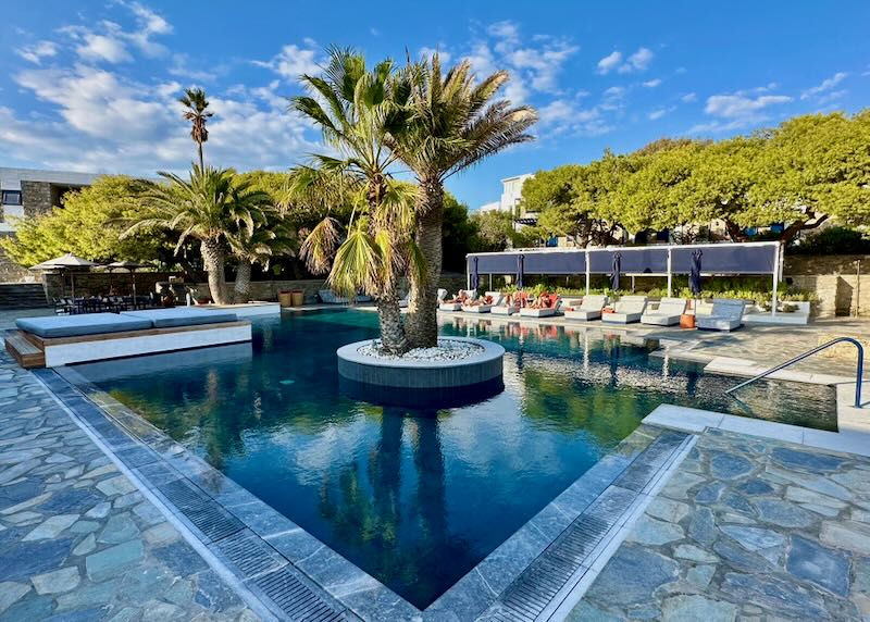 One of my favorite luxury hotels in Mykonos Town.