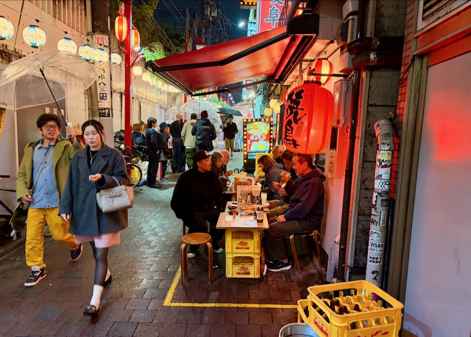 Yokocho in Tokyo.
