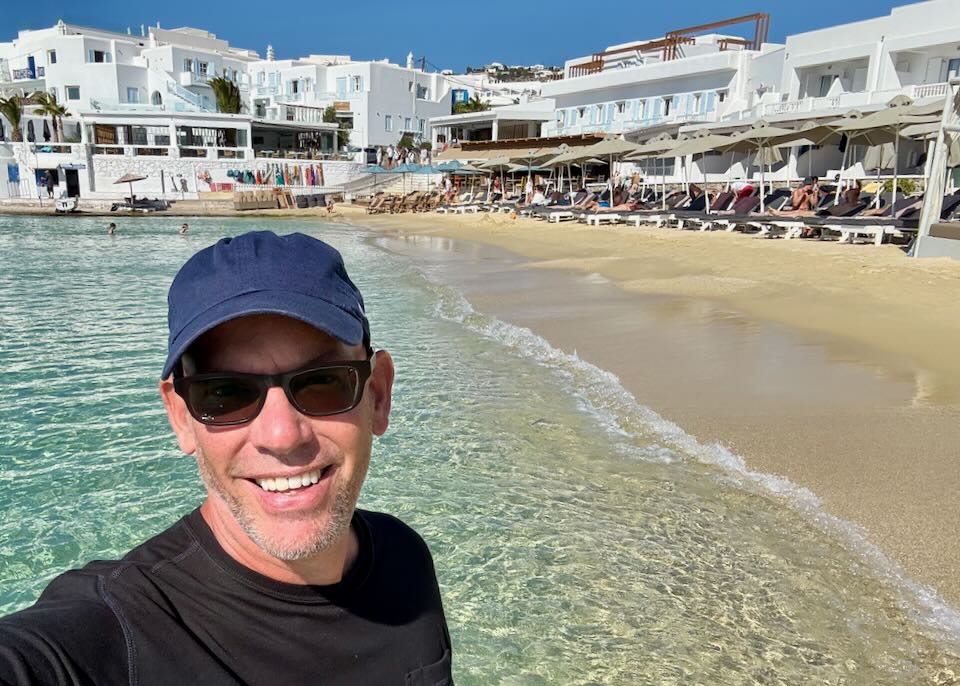Me in Mykonos.