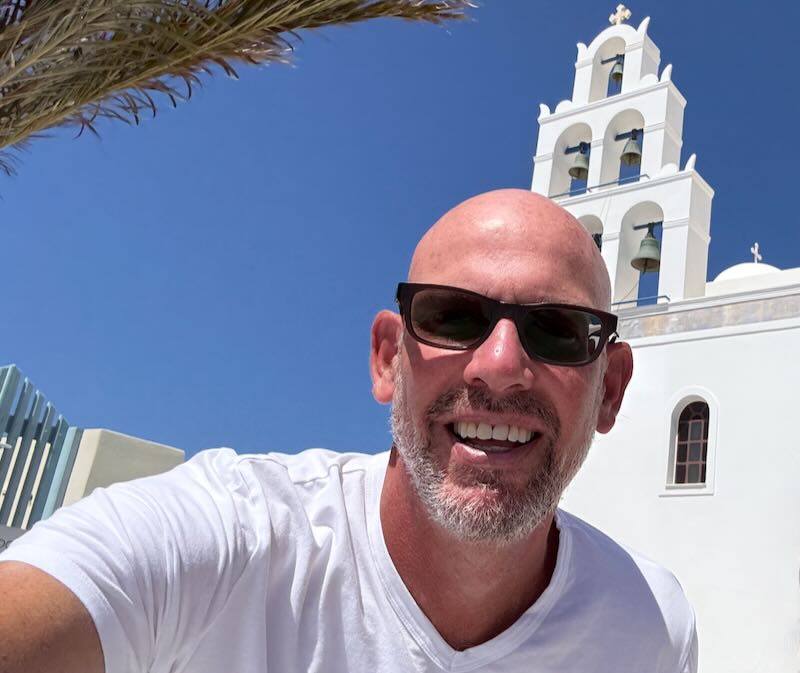 Me in the Greek Islands.