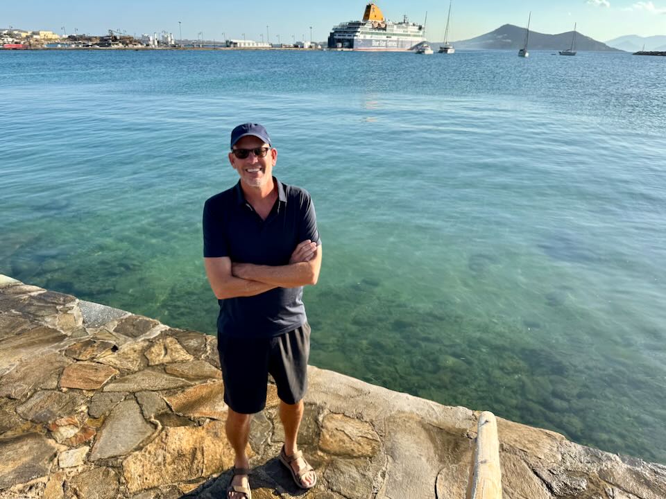 Me in the Greek Islands.