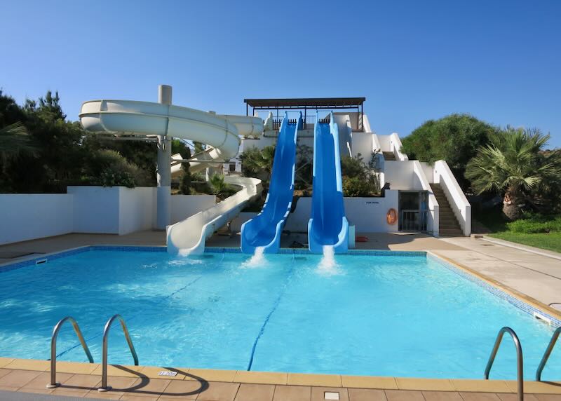 My family's visit to water park in Naxos.