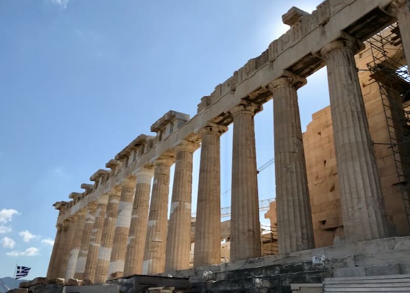 The Acropolis during my private tour.