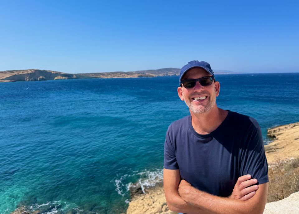 Santorini Dave (me) in Greece.