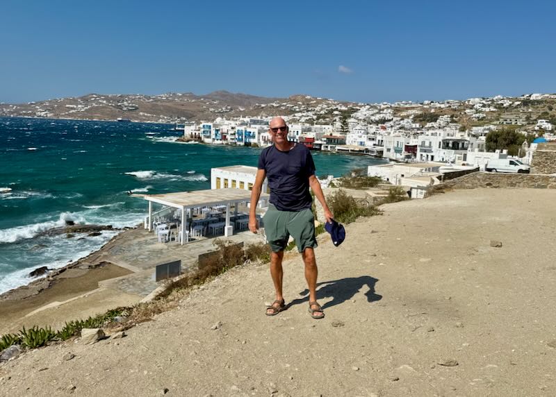 Santorini Dave (me) in Mykonos.