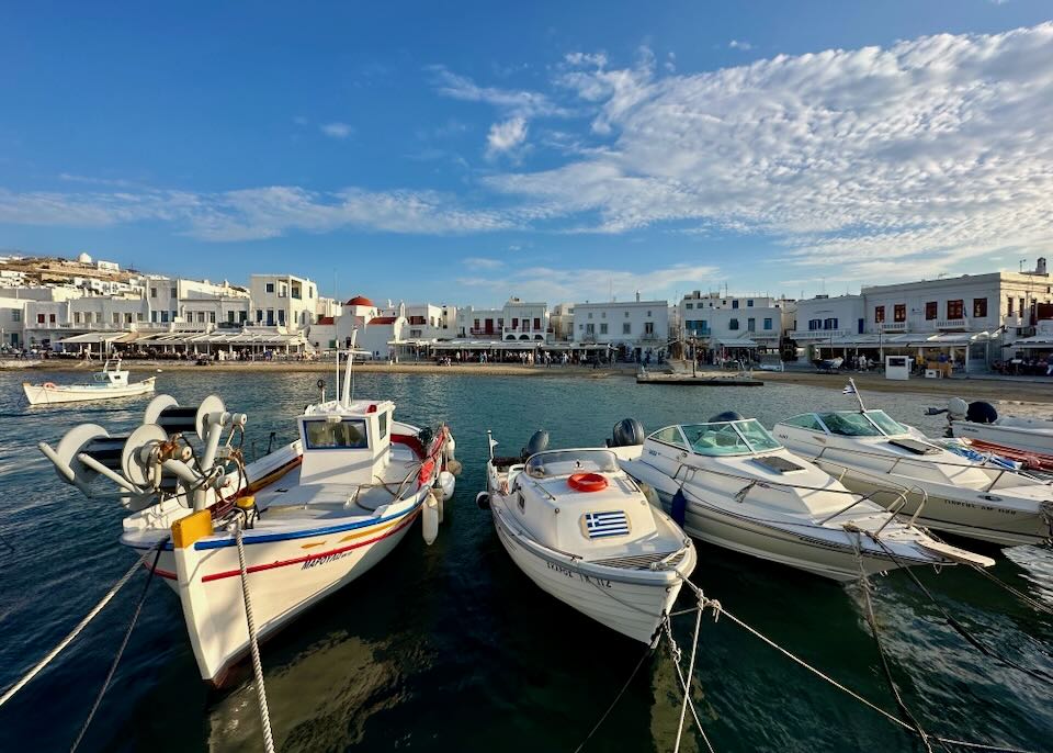 Boat tours from Mykonos Town in Mykonos.